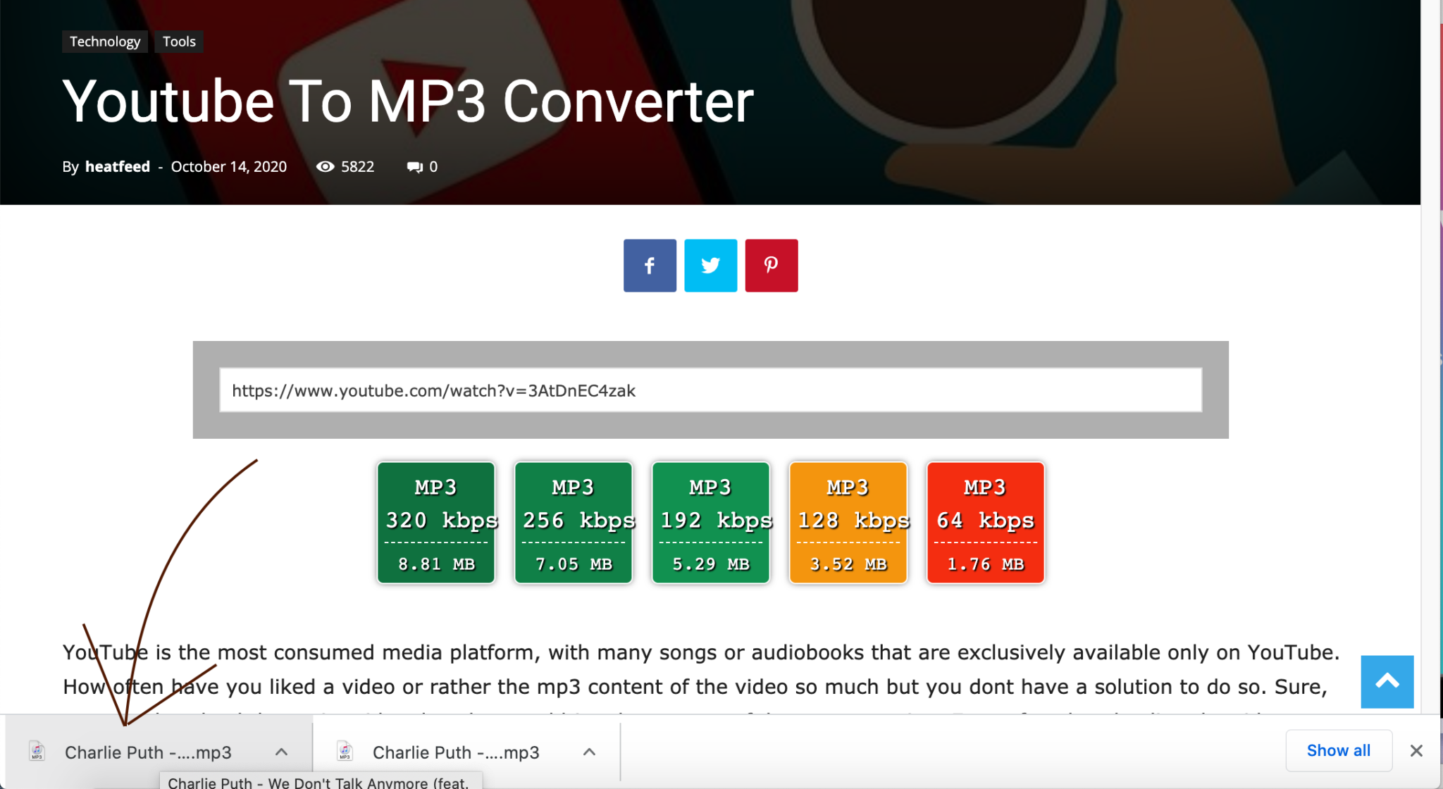 Youtube to mp3 - Convert Videos in to Mp3 Format