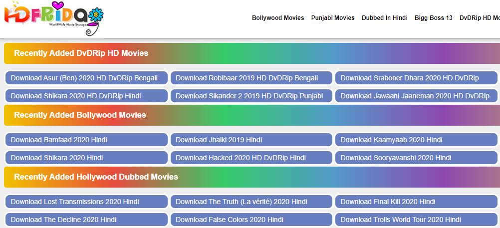 Hdfriday sales online movies