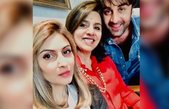 Ranbir Kapoor Neetu and sister Riddhima