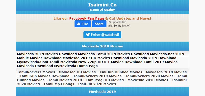 Isaimini Watch And Download Movies Tv Shows On Your Pc