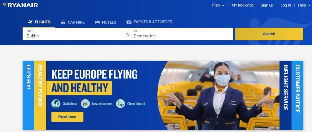 Ryanair One Stop Destination For Your Next Holiday Plan