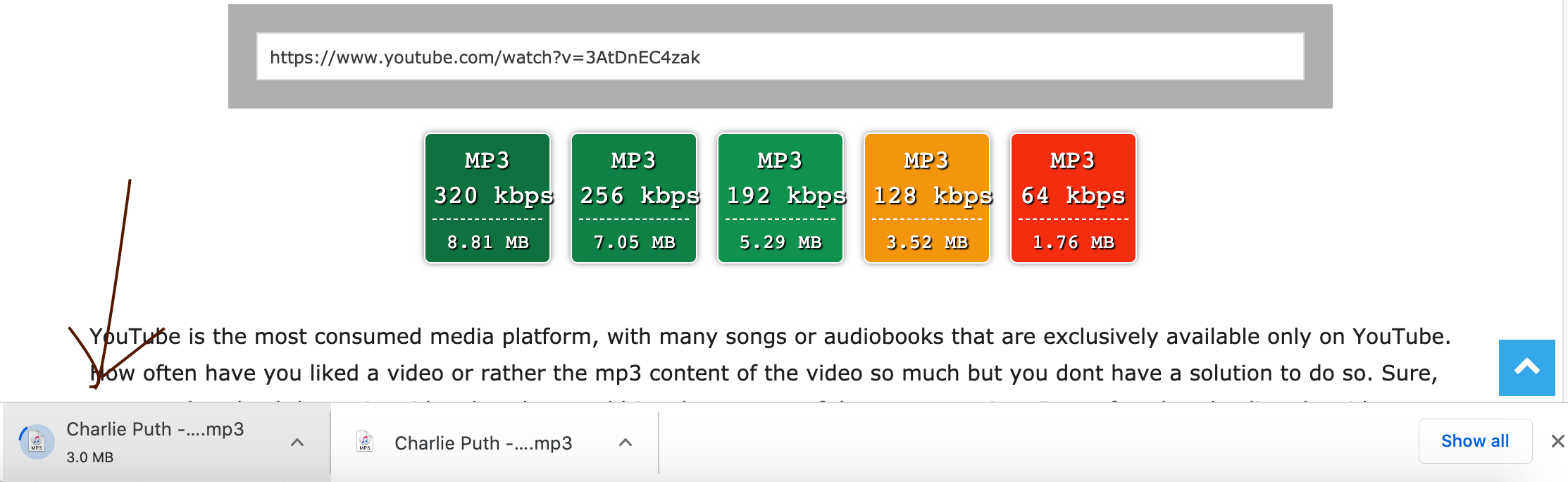 difference between 192 kbps and 320 kbps