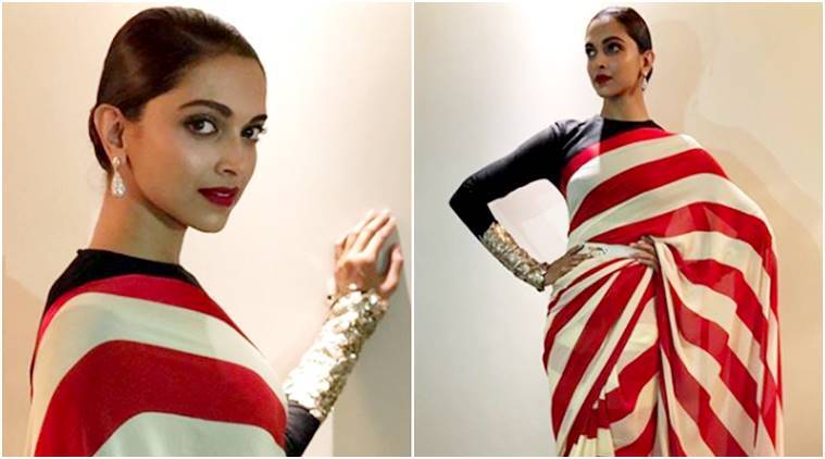 Deepika Padukone Striped Outfit 1