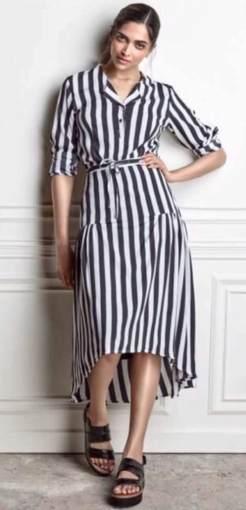 Deepika Padukone Striped Outfit 3