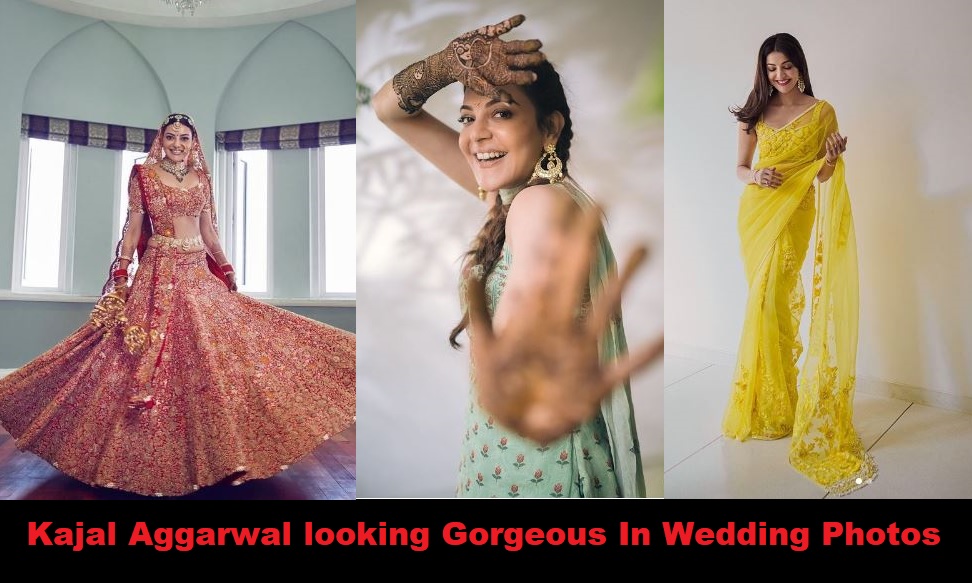 Kajal Aggarwal is looking Gorgeous In her Wedding Photos