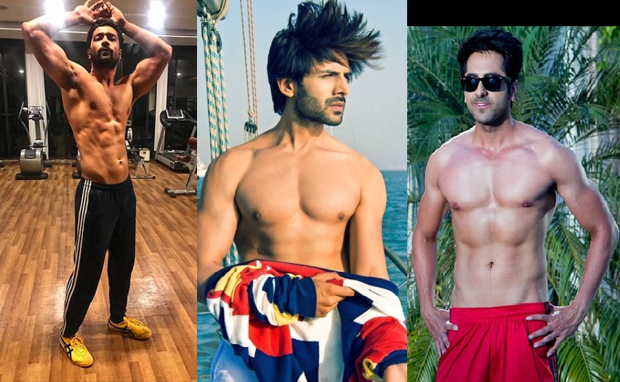 Kartik Aaryan, Vicky Kaushal And Ayushmann Khurrana’s Hottest Shirtless Moments