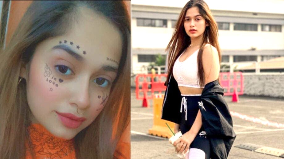 Jannat Zubair is finally ‘in love’, as she shares a romantic face tattoo