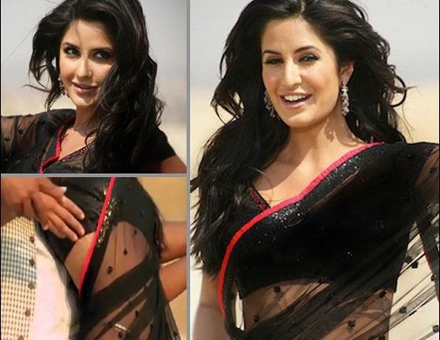 Katrina Kaif in Black Sheer Blouse 2