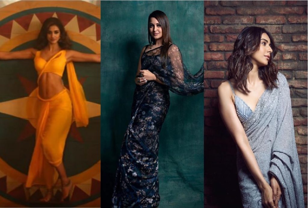 Sonakshi Sinha, Disha Patani and Rakul Preet Singh; Saree Looks