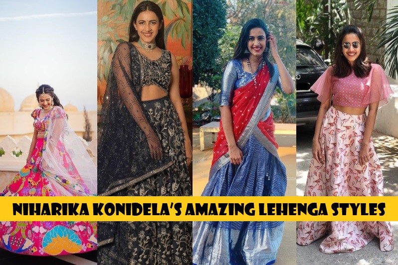 Niharika Konidela’s amazing Lehenga styles