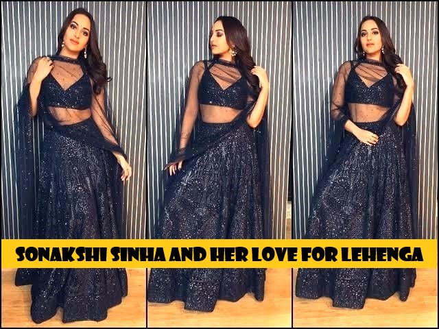 SONAKSHI SINHA AND HER LOVE FOR LEHENGA