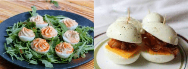 hard boiled eggs salad
