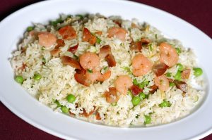 weißer Reis reduziert Fett