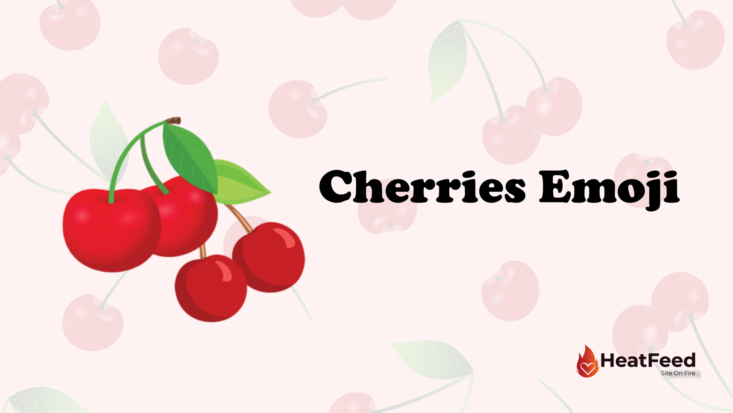 What does cherry emoji mean