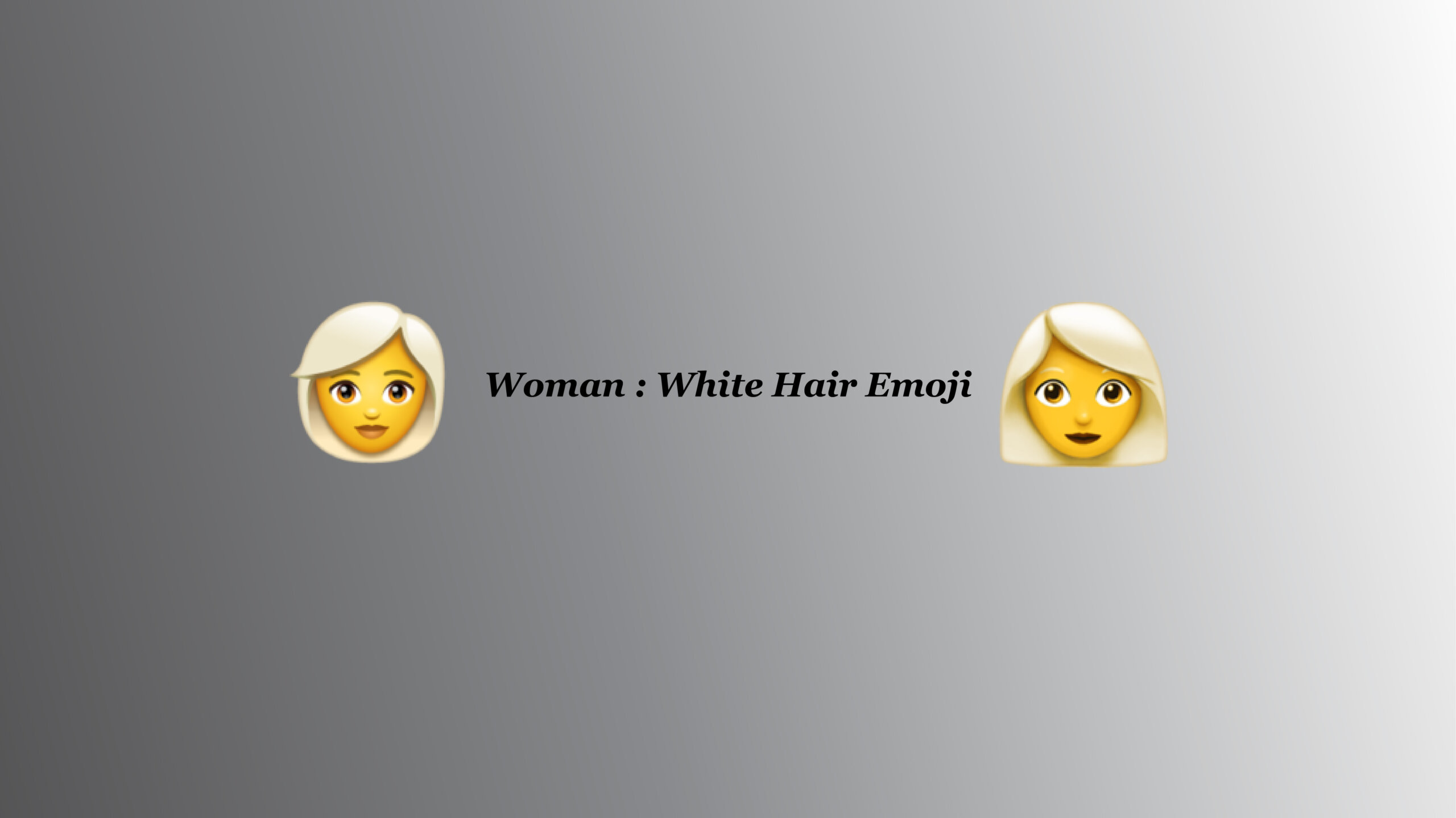 Woman White Hair Emoji Copy Paste Heatfeed