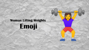 weight lifting emoji