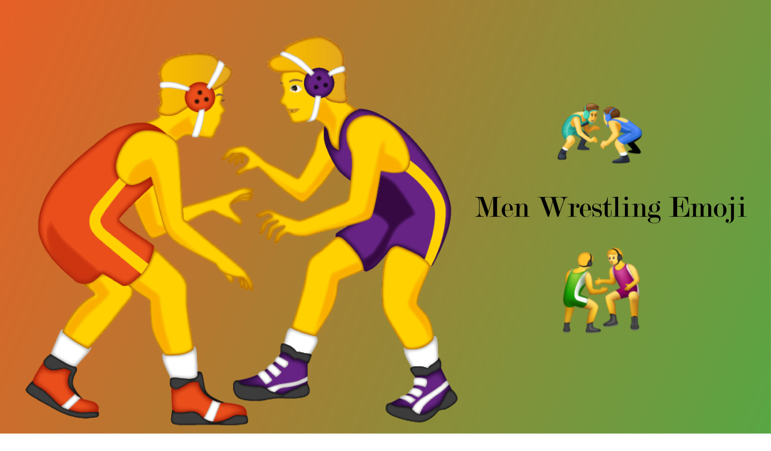 🤼‍♂️ Men Wrestling Emoji - ️Copy And Paste 📋 - Heatfeed