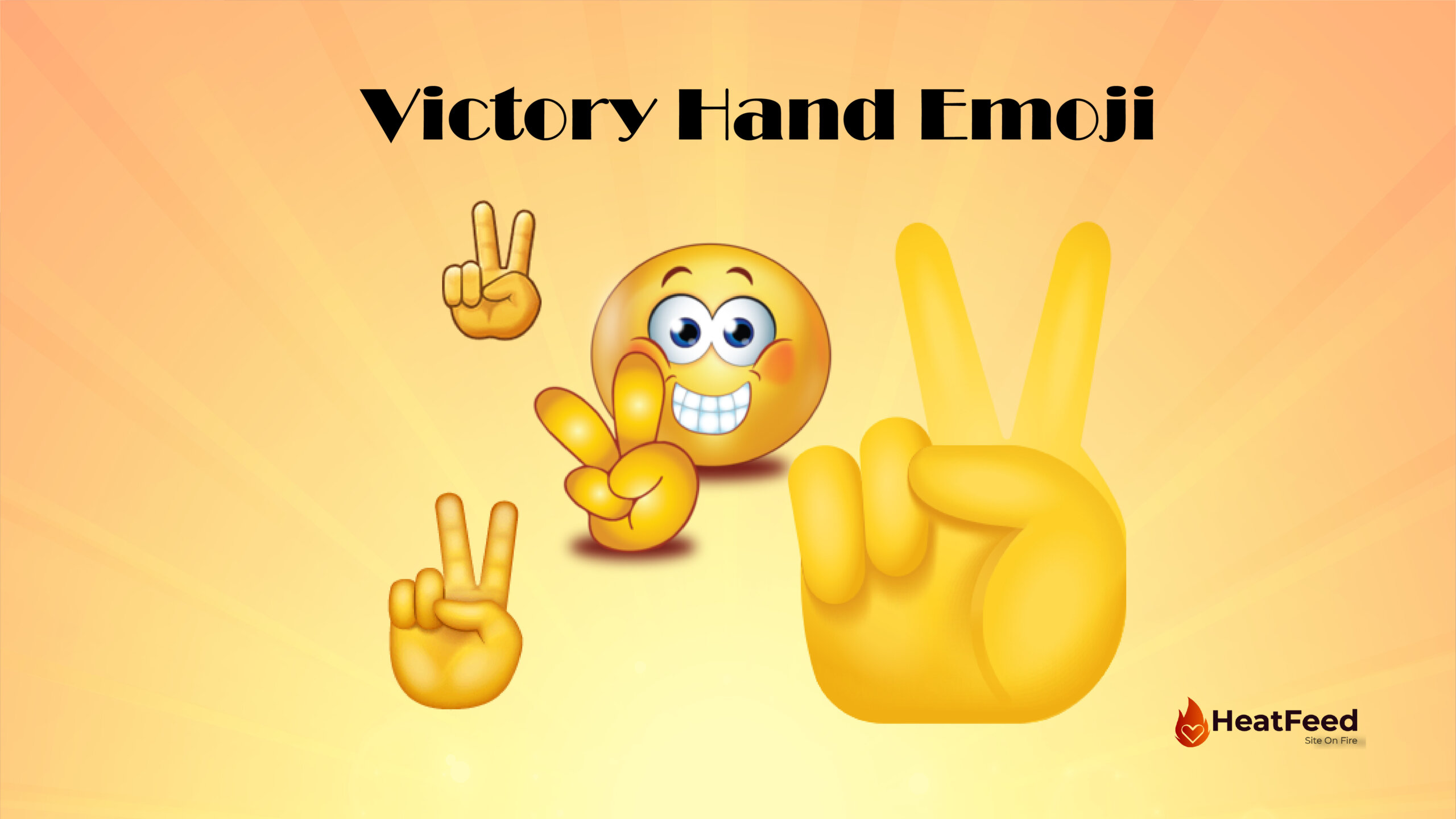 ️Victory Hand Emoji ️Copy & Paste📋 Heatfeed