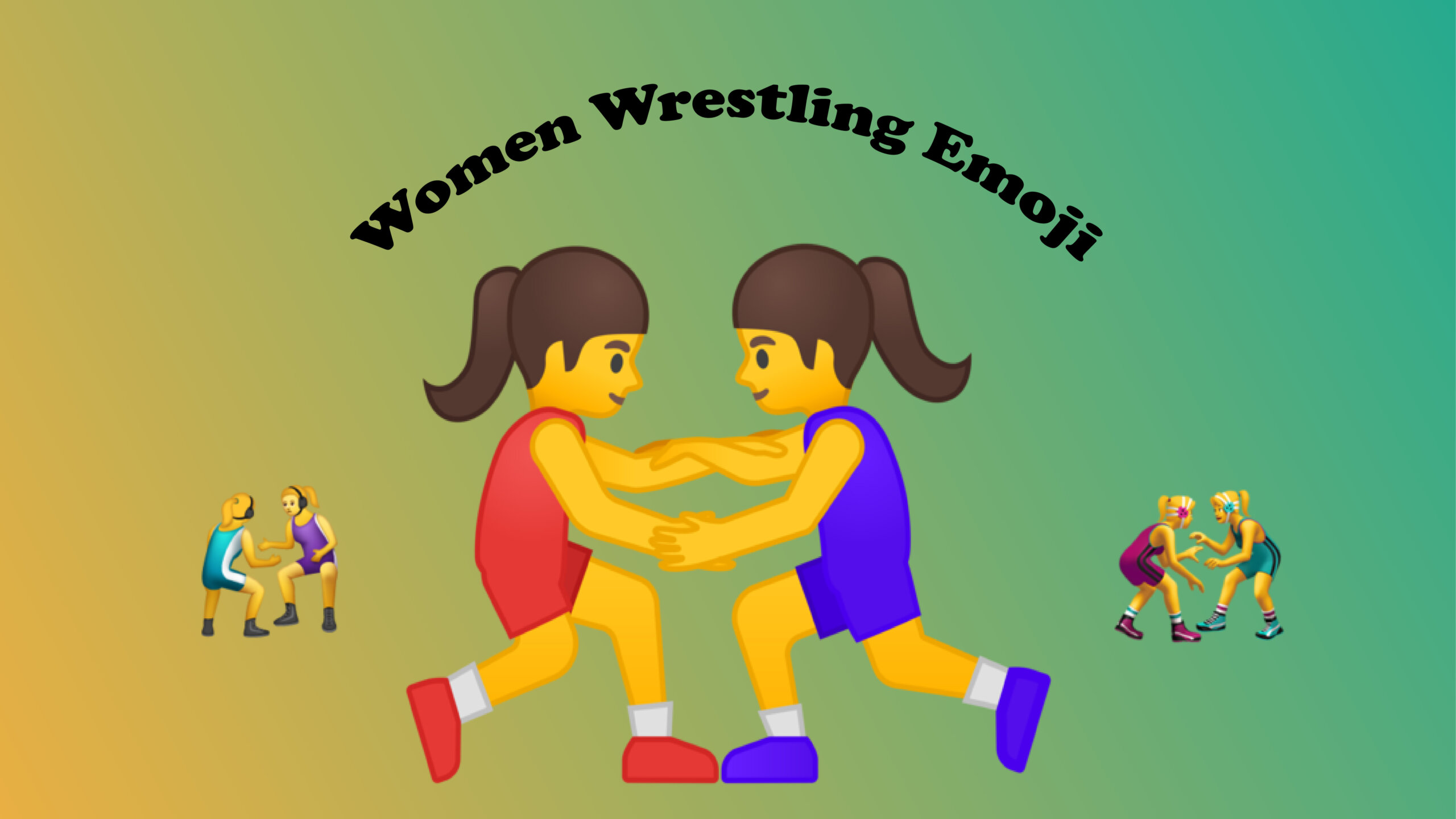 🤼‍♀️ Women Wrestling Emoji - ️Copy And Paste 📋 - Heatfeed