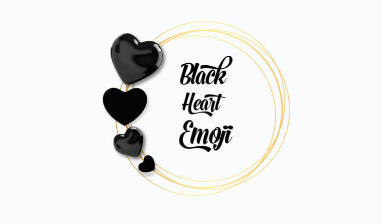 ๐ค Black Heart Emoji ๐ค Black Heart Emoji