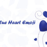 emoji de corazón azul