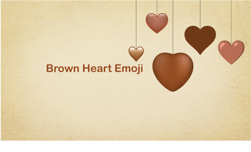 brown heart emoji