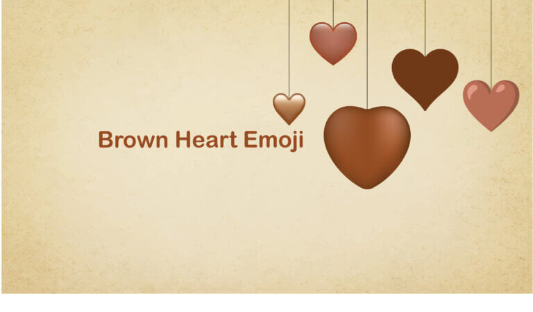 🤎 Brown Heart Emoji 🤎 Brown Heart Emoji