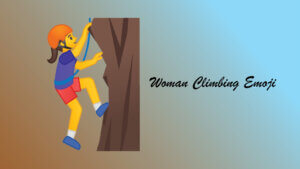 woman climbing
