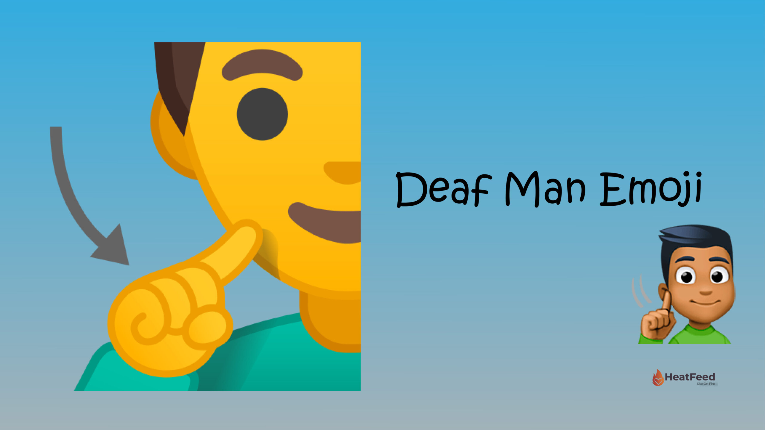 Deaf Man Emoji Meaning Copy Paste