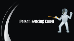 person fencing