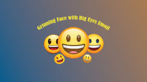 Grinning Face with Big Eyes Emoji