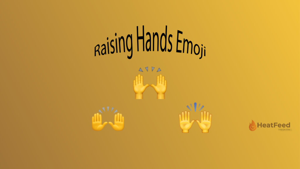 raising hand emoji