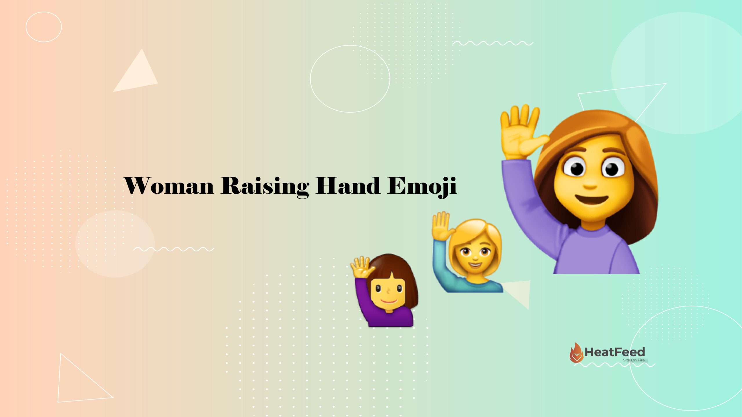 🙋 Person raising hand emojis 🙋🏻🙋🏼🙋🏽🙋🏾🙋🏿🙋‍♂️🙋‍♀️