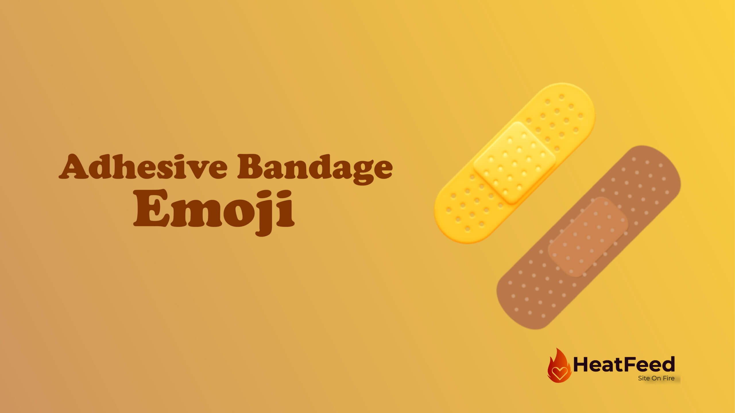 🩹 Adhesive Bandage EmojiMeaning, ️, Copy & Paste 📝