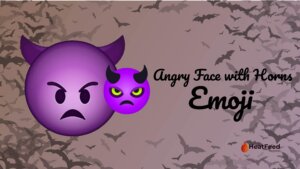 Angry face with horns Emoji