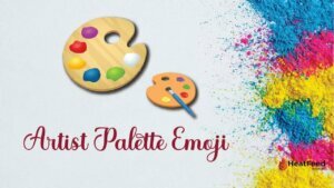 Artist palette emoji