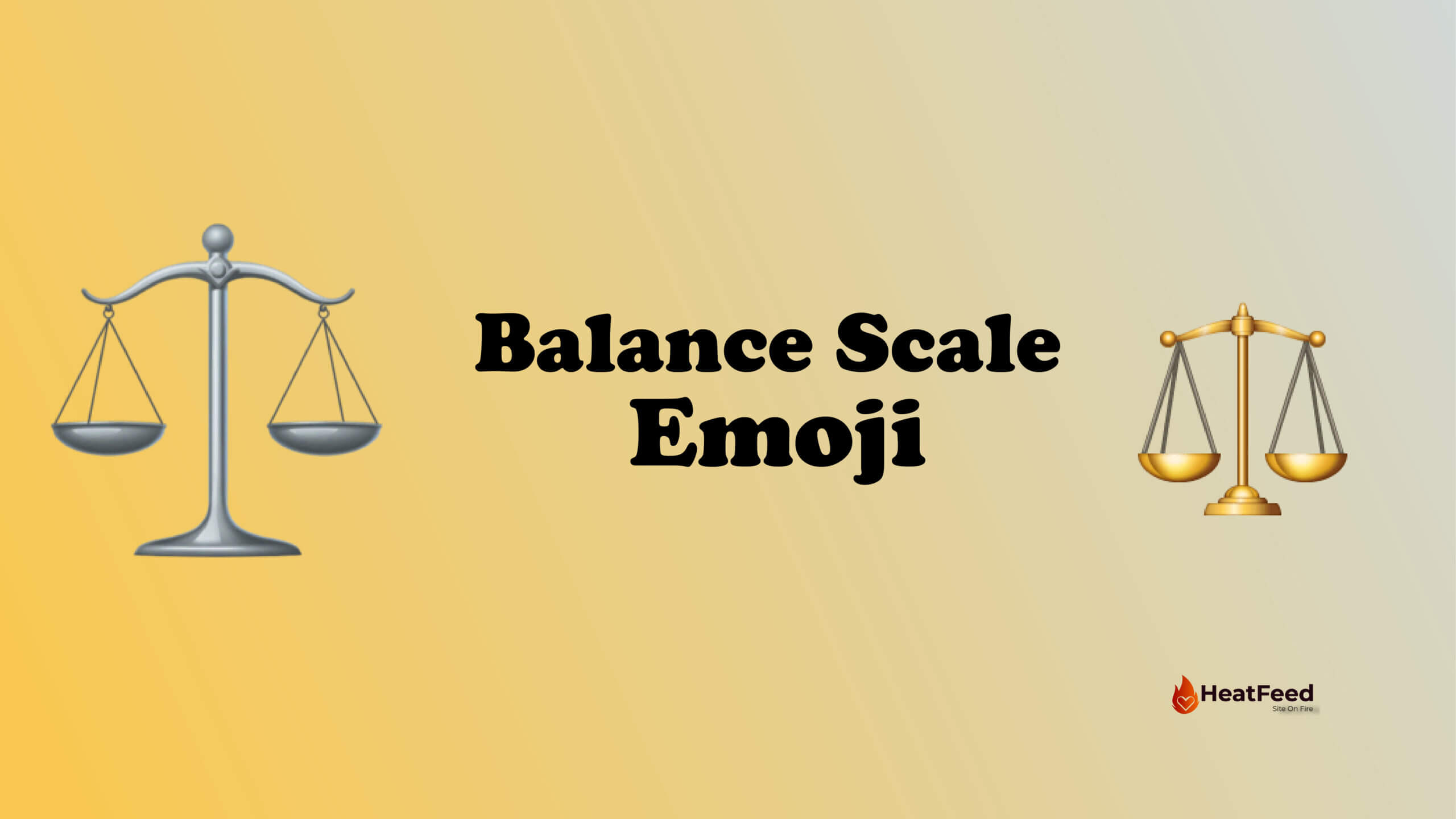 ⚖️ Balance Scale Emoji