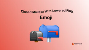closed mailbox with lowered flag emoji