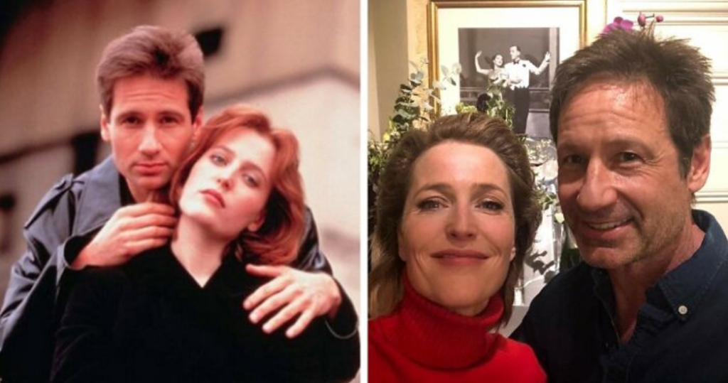 David Duchovny And Gillian Anderson (X-Files Mulder & Scully)