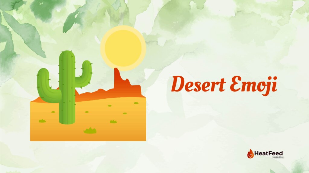 Desert emoji