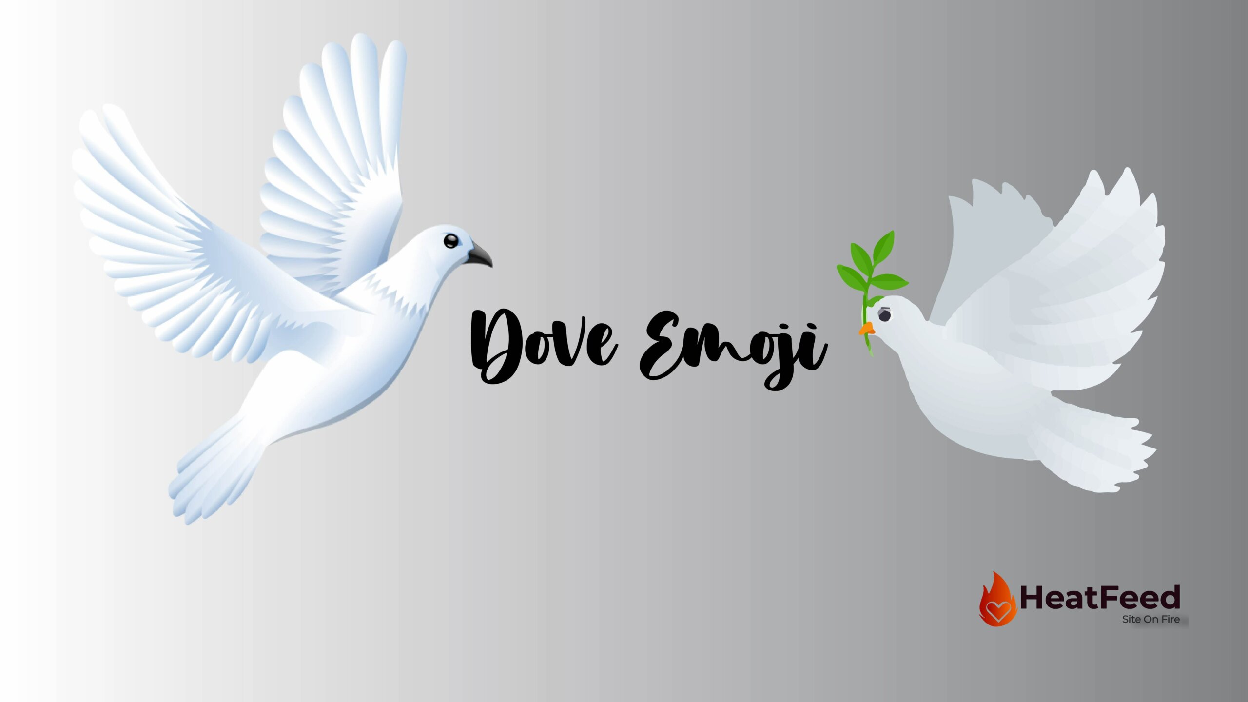 What Does White Dove Emoji Mean