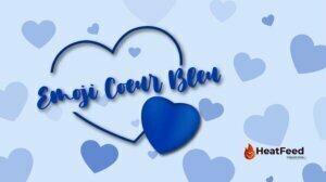 Emoji Coeur Bleu