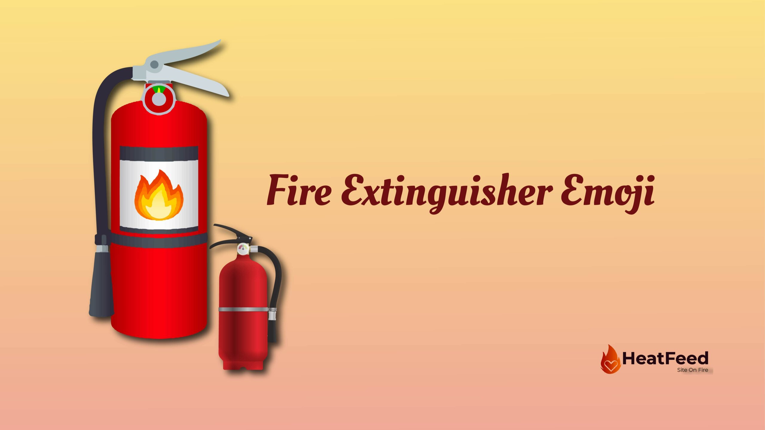 🧯 Fire Extinguisher Emoji Meaning, ️copy and 📋paste