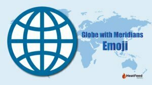 Globe with meridians emoji