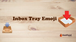 inbox tray emoji