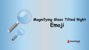 magnifying glass tilted right emoji