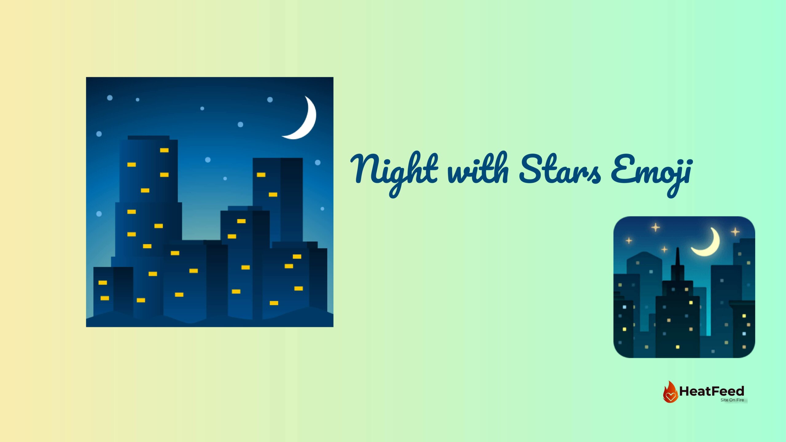 🌃 Night with Stars Emoji - Meaning, ️copy and 📋paste