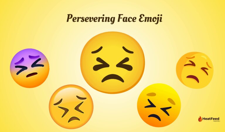 😣 Persevering Face Emoji 😣 Persevering Face Emoji