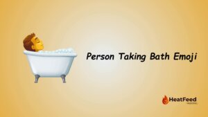 person taking bath emoji