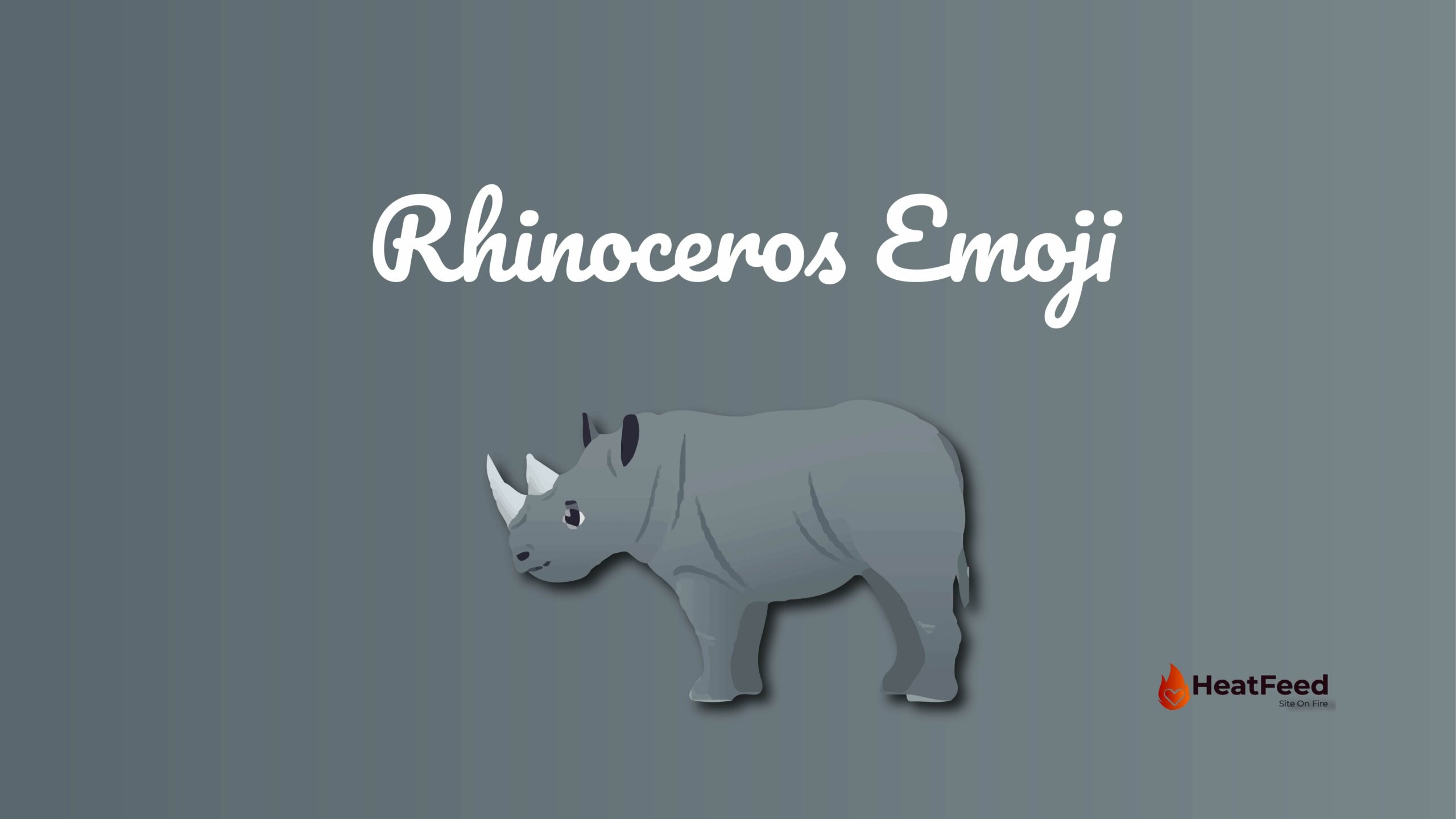 🦏 Rhinoceros Emoji-Meaning, Copy, ️ & Paste 📝